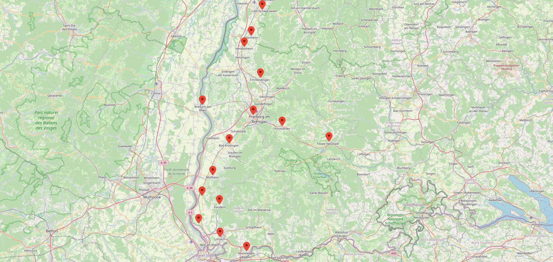 Filialen Rohrreinigung & Kanalreinigung Schirmeier